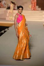 Model walk the ramp for Threads of Banares fashion show in Delhi on 15th Nov 2015